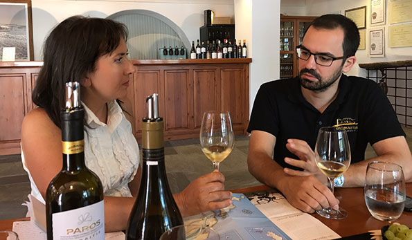 Carmen Guerriero con il dott. Savvas Moraitis