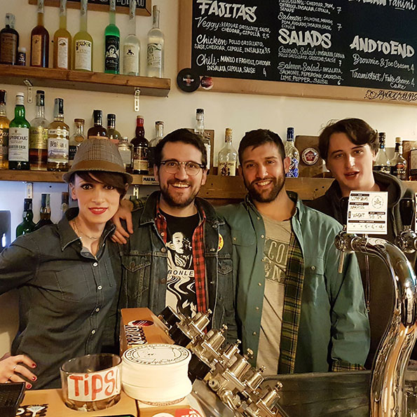 Hilary, Kyle, Giuseppe ed Emanuele