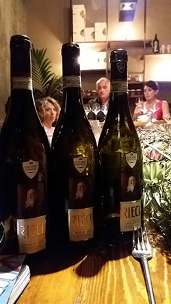 Le tre annate di Rieci in degustazione