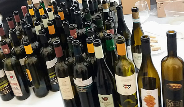 I vini in degustazione