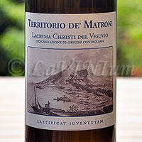 Lacryma Christi del Vesuvio Bianco Territorio de' Matroni 2015