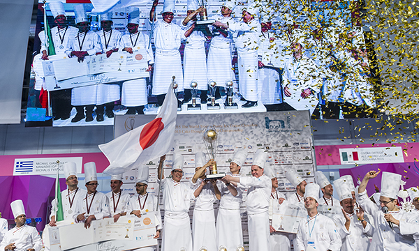 Premiazione ai Mondiali di Pasticceria