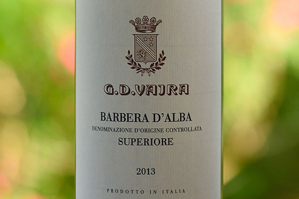 Barbera d'Alba Superiore 2013 G.D.Vajra