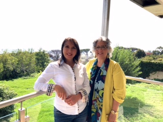 Con la professoressa Magda Antonioli