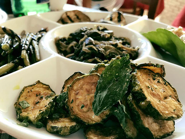 Antipasto di verdure dell'orto