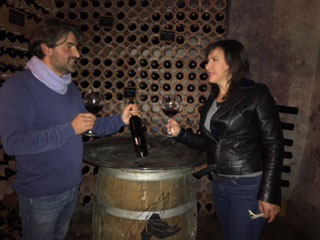 Leonardo Guidacci con Carmen Guerriero