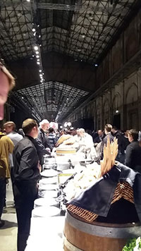 La sala di degustazione