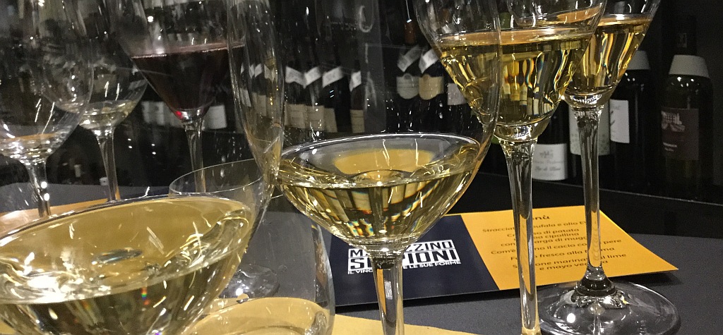 Vini bianchi al Magazzino Scipioni