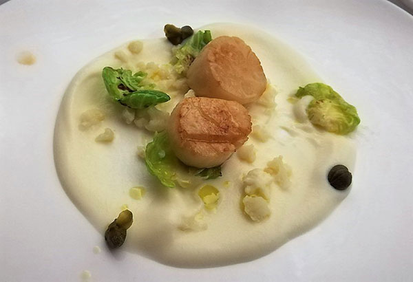 Capesante del ristorante Zur Rose