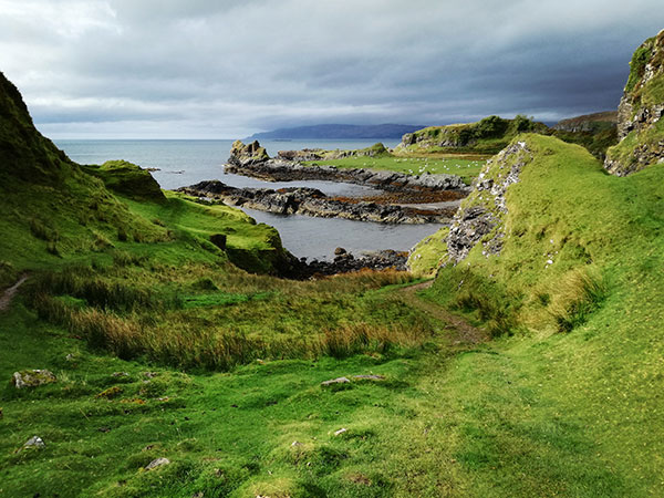 Il paesaggio sull'isola Kerrera