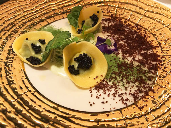 Tortello con salsiccia e friarielli