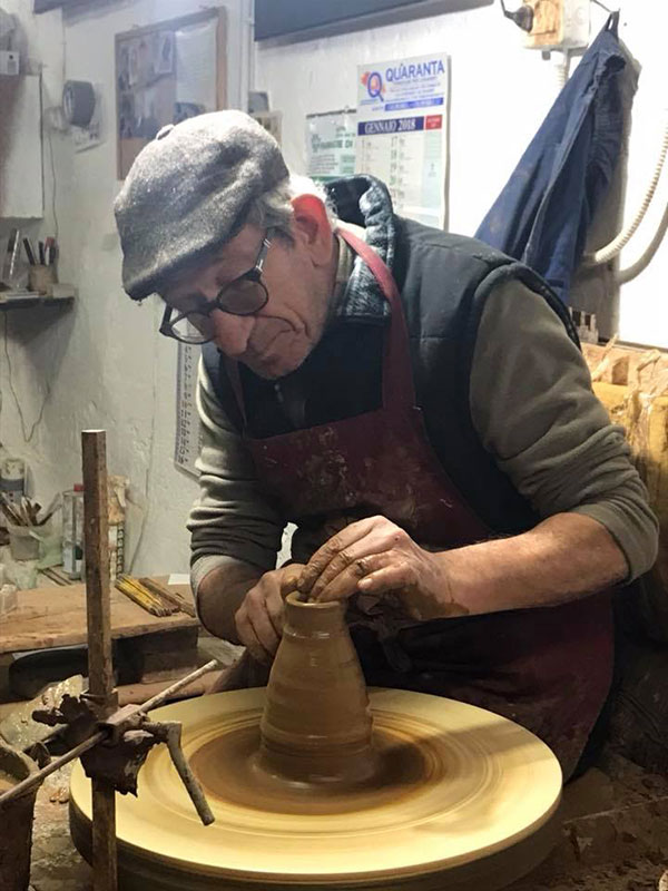 Antonio Samarelli al torchio