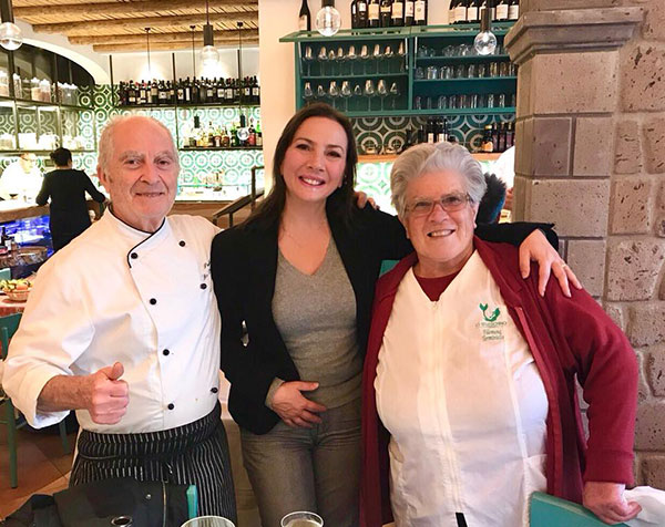 Carmen Guerriero con Paolo e Filomena