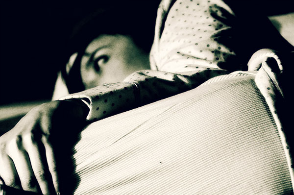 a letto con l'insonnia