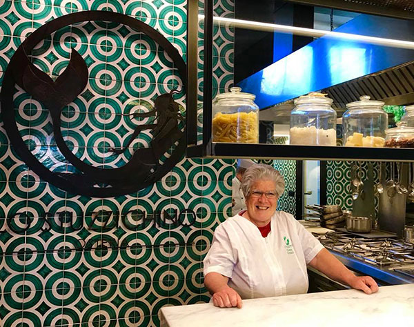 La signora Filomena, proprietaria e chef dello Stuzzichino