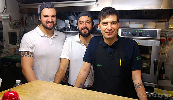 Emanuele, Sergio e Stefano dell'Ostaia