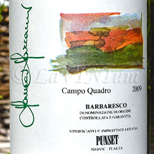 Barbaresco Campo Quadro 2009 Punset