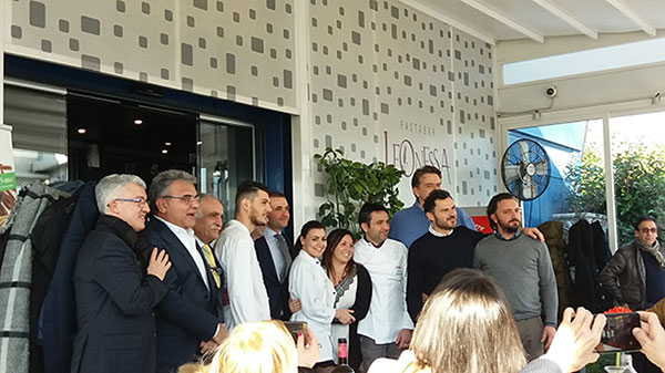 I protagonisti del Mediterranean Cooking Congress presso il Pasta Bar Leonessa