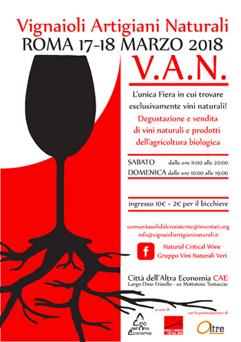 Locandina V.A.N. 2018