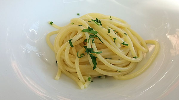 Spaghetto Leonessa con aglio, olio e peperoncino