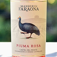 Castel del Monte Rosato Piuma Rosa 2016 Masseria Faraona