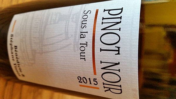 Pinot Noir Sous La Tour 2015