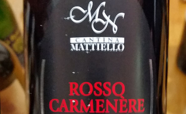 Rosso Carmenère 2016 Mattiello