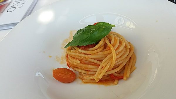 Spaghetto Mancini al pomodoro e basilico