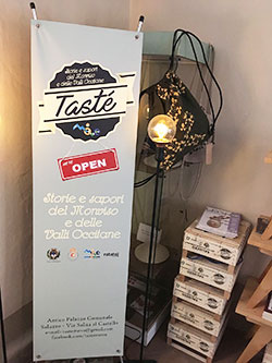 Interno del locale Tastè a Saluzzo