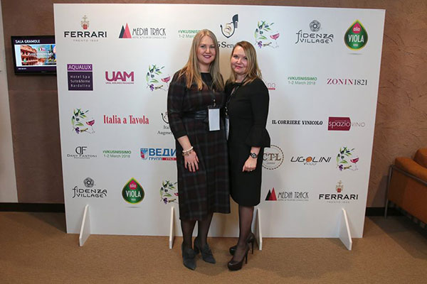 Svetlana Trushnikova e Natalia Obozinha, organizzatrici dell'evento
