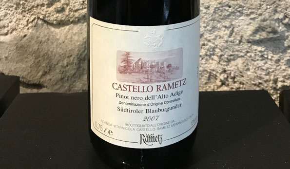 Alto Adige Pinot Nero 2007 Castello Rametz