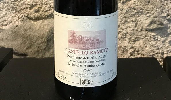 Alto Adige Pinot Nero 2010 Castello Rametz