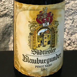 Alto Adige Pinot Nero Riserva 1976 Castello Rametz