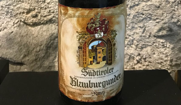 Alto Adige Pinot Nero Riserva 1985 Castello Rametz