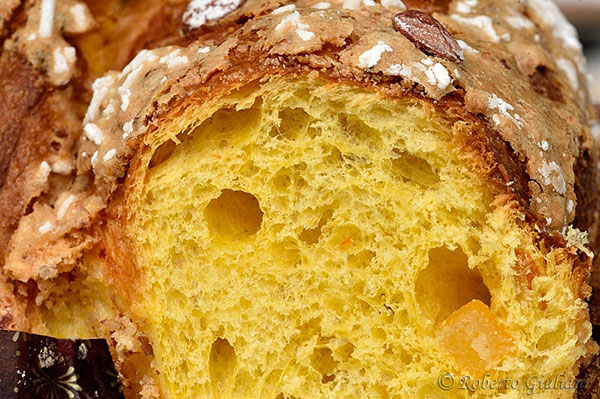 Particolare della colomba pasquale di Amalia Costantini