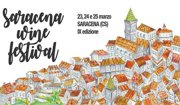 Saracena Wine Festival: illustrazione di Giovanni Pierantoni