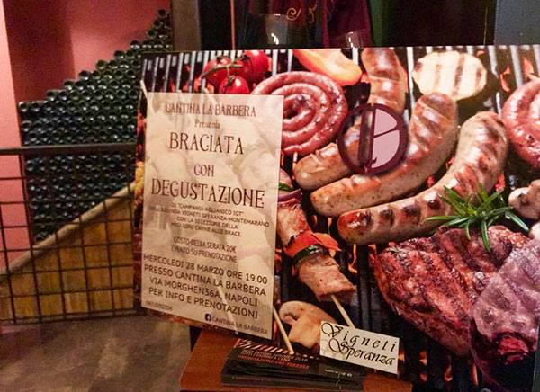 locandina evento Braciata Cantine La Barbera