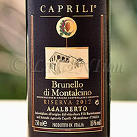 Brunello di Montalcino AdAlberto Riserva 2012 Caprili