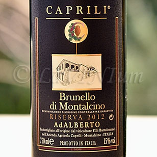 Brunello di Montalcino AdAlberto Riserva 2012 Caprili