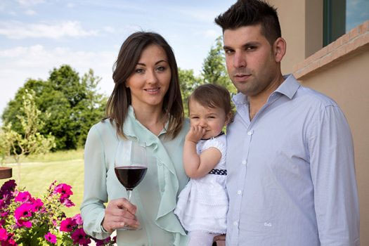 Diana, Beatrice e Aldo Dallavalle