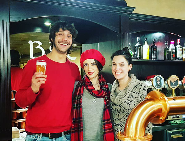 Michele, Hilary e Anita