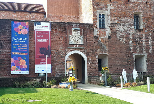 L'entrata al Castello di Novara per Taste Alto Piemonte 2018