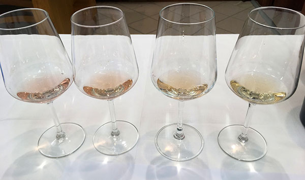 L'evoluzione del Chiaretto nel bicchiere