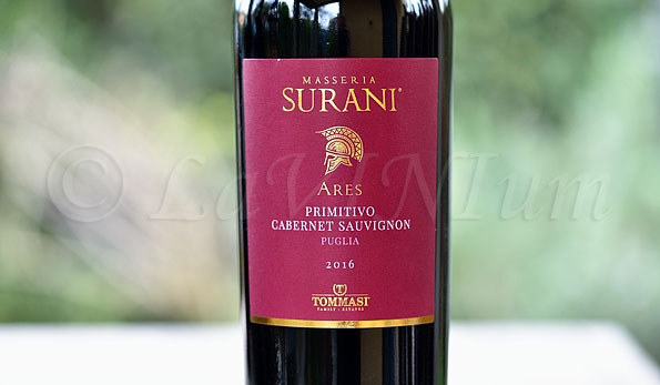 Ares Primitivo Cabernet Sauvignon 2016 Masseria Surani