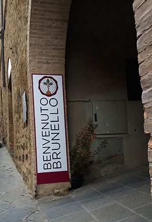 ingresso a Benvenuto Brunello
