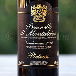 Brunello di Montalcino 2012 Pietroso