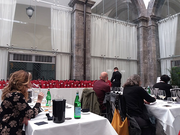 La sala degustazione