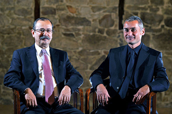 Ervin Demeter con il figlio Endre