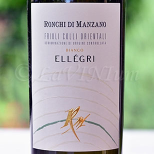 Friuli Colli Orientali Bianco Ellégri 2017 Ronchi di Manzano