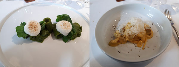 Pipero rigatoni e carbonara